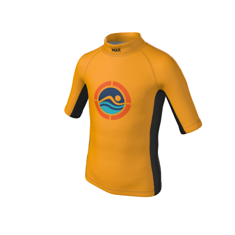 CustomWhiz short-sleeve-rash-guard Kids Pro-Fit Sublimated REPREVE® Short Sleeve Rash Guard. (x 1)