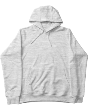 Hoodies & Sweatshirts (2D) Hooded Sweater / Jumper Unisex Premium Cotton Hoodie (Heather Gray) - KUD 423. (x 1)