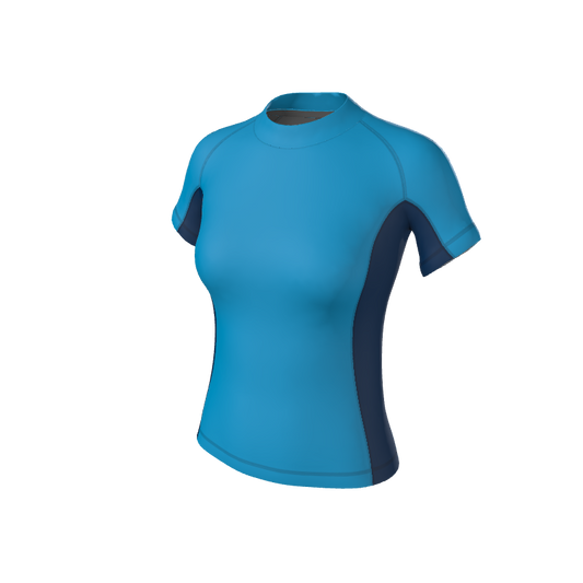 CustomWhiz Short Sleeve Rash Guard Women's Pro-Fit Sublimated REPREVE® Short Sleeve Rash Guard. (x 1)
