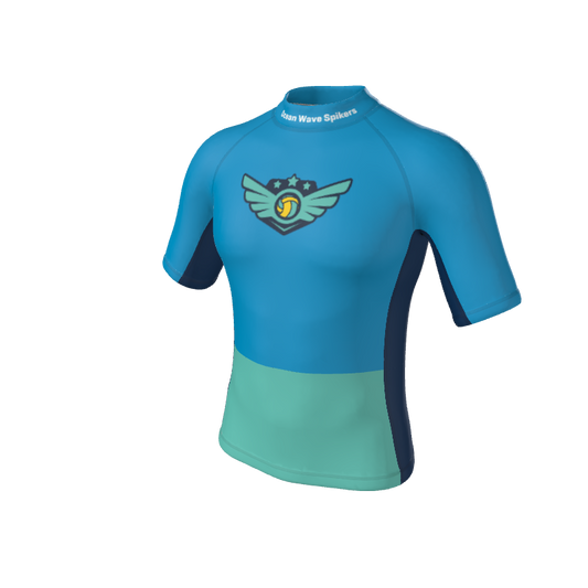 CustomWhiz Short Sleeve Rash Guard Men's Pro-Fit Sublimated REPREVE® Short Sleeve Rash Guard. (x 1)