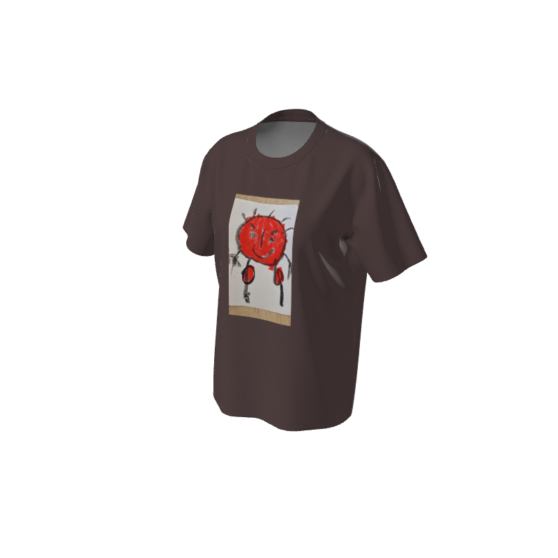 T-Shirts (3D) T-Shirt Mens / Unisex Premium Cotton Vintage Tee - KUD 1483. (x 1)