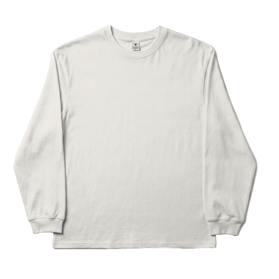 Mens Premium Cotton Oversized Long Sleeve T-Shirt