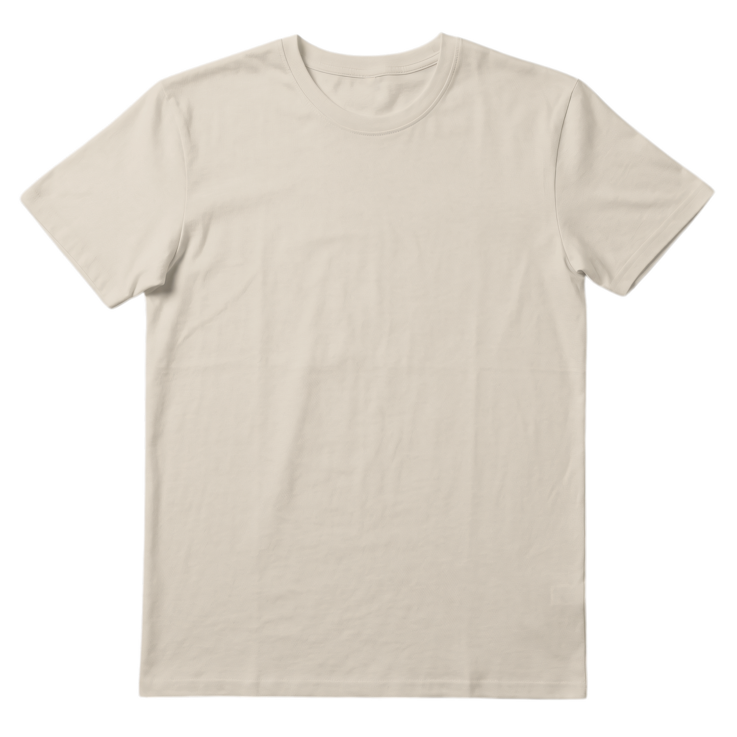 Unisex Premium Cotton Regular T-Shirt (Beige)