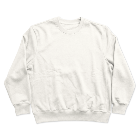 Unisex Oversized Crew Neck Sweatshirt – Terry Cotton