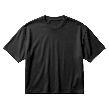 Women's Organic Cotton Oversized Cropped T-Shirt